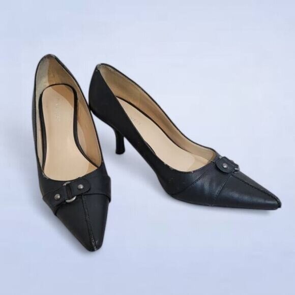 Nine West Shoes - Nine West Rochell Black Heels‎ - Size 7